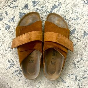 EUC Birkenstock KYOTO Slide Sandal | Sz 37 (Women’s US 6-6.5) Mink Suede